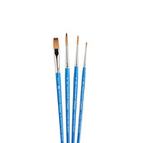 Winsor & Newton Cotman Short Handle Brush (4 Pack) (Round 1, 4, & 6, One Stroke 3/8")