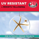 J-B Weld 43032 UltraRez UV Resistant Resin, Epoxy Resin, Art Resin, Crystal Clear Non- Yellowing, 32 fl. Oz. Kit, Clear