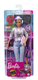 Barbie Career of The Year Music Producer Doll (12-in), Colorful Purple Hair, Trendy Tee, Jacket & Jeans Plus Sound Mixing Board, Computer & Headphone Accessories, Great Toy Gift