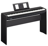 Yamaha P-45 Digital Piano - Black Bundle with Yamaha L-85 Stand, Furniture Bench, Instructional Book, Austin Bazaar Instructional DVD, and Polishing Cloth