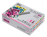 Spectrum Noir SN-TBBR-COMP24 Triblend 3-in-1 Alcohol Marker-Complete Collection-Pack of 24, Multi