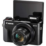 Canon PowerShot G7 X Mark II Digital Camera 1066C001 (International Model) Bundle with 8GB SDHC Class 10 Memory Card + More