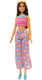 Barbie Doll and Fashion Advent Calendar, 24 Clothing and Accessory Surprises Like Swimsuit, Dress, Hat and Pet Kitten