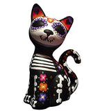 Catrina cat. Mexican crafts. Best birthday, christmas or Father's day gift. Ceramic figure for the decoration of Day of the Dead