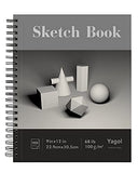 Yagol Sketch Book 9x12 Inch 100 Sheets 68LB/100GSM, Sketch Pad with Spiral-Bound Art Paper for Drawing and Painting for Pencils, Charcoal, Dry Media