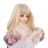 AIDOLLA 1/3 BJD Doll Wig Girls Gift Temperature Synthetic Fiber Long Curly Synthetic Hair