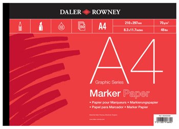 Daler - Rowney Bleed Proof A3 Marker Pad