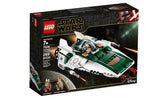 LEGO Star Wars: Resistance A Wing Starfighter Building Kit; Awesome Construction Model for Display