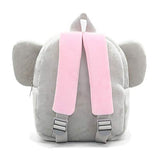 Cute Toddler Backpack Toddler Bag Plush Animal Cartoon Mini Travel Bag for Baby Girl Boy 2-6 Years(Grey Elephant)