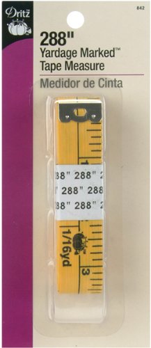 Dritz Flip it Tape Measure, 3/4 by 144-Inch