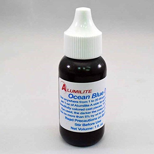 Alumilite Dye Ocean Blue 1 OZ (1) Bottle RM