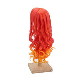 1/3. BJD SD with 9-10 Inch Doll Wig High Temperature Synthetic Soft Loose Fiber Long Curly Wavy Ombre Reddish Orange to Yellow Hair Wig BJD Doll Wigs for 1/3 1/4 1/6 1/8 BJD SD Doll(HT8DTHTY2D)