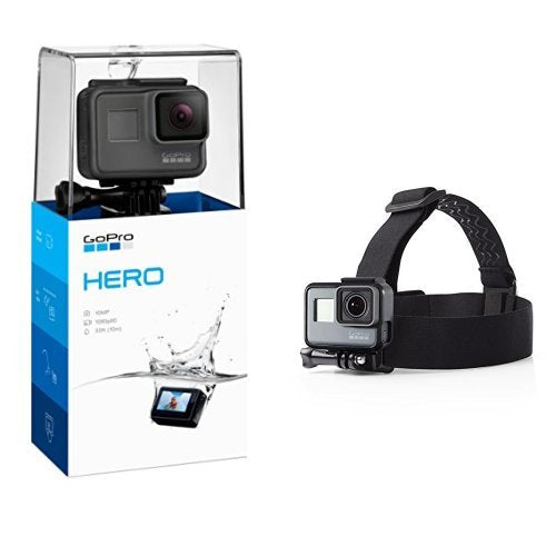 GoPro HERO (2018) with Head Strap Camera Mount for GoPro