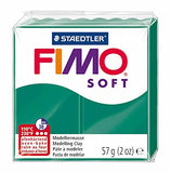 FIMO Soft and Effect Polymer Oven Modelling Clay - 57g - Set of 6 Colours - Christmas Tones