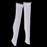 Jili Online Fashion White Over the Knee Fishnet Stockings Socks for 1/3 BJD SD DZ DOD LUTS Dolls