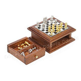 Odoria 1:12 Miniature Games Chess Set with Box Dollhouse Decoration Accessories