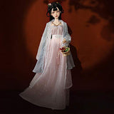 ZDD Ancient Girl 1/3 SD BJD Doll Ball Jointed Dolls Full Set Joint Dolls Can Change Clothes Shoes Decoration Gift Birthday Present (Zlinglong)