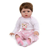 Kaydora Reborn Baby Doll Realistic Silicone Lifelike Newborn Baby Doll Girl 22 inches