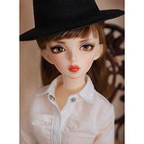 HGFDSA BJD Doll 1/4 SD Dolls 16.1Inch Ball Jointed Doll with BJD Clothes Wigs Shoes Makeup DIY Toys Handmade for Girl Birthday Gift
