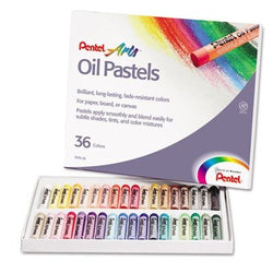 Pentel Oil Pastel Set With Carrying Case PENPHN36