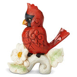 Enesco Jim Shore Heartwood Creek Cardinal Miniature Figurine, 3.35 Inch, Multicolor