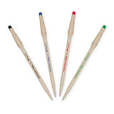 Papermate Replay Erasable Ballpoint Pens with Eraser - Pack of 4