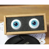 HMANE BJD Dolls Eyes, 16mm Lake Blue Iris Glass Eyeball for 1/3 BJD Dolls