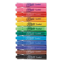 Mr. Sketch Scented Watercolor Markers 12 Color School Pack, 192 Markers
