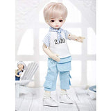 HGFDSA 27Cm BJD Doll Children's Creative Toys 1/6 SD Dolls 10.6 Inch Ball Jointed Doll DIY Toys Cosplay Fashion Dolls with Clothes Outfit Shoes Wig Hair Makeup