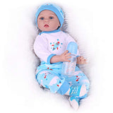 CHAREX Reborn Baby Dolls, 22 Inch Realistic Newborn Babies Boy Lifelike Weighted Soft Silicone Real Baby Dolls That Looks Real