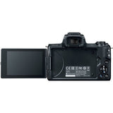 Canon EOS M50 Mirrorless Digital Camera with 15-45mm Lens (Black) + Pixibytes Bundle