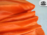 Velboa Wave ORANGE Faux/Fake Fur Fabric By the Yard