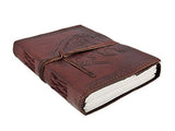 Dios Embossed Dragon Leather Journal, Leather Journal for Men and Woman with Leather Cord, (Size 3.5 by 5 Inches)