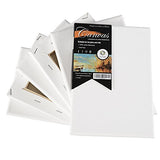 CONDA Artist Stretched Canvas 5" x 7" 6 Pack Professional Quality Frame Canvas