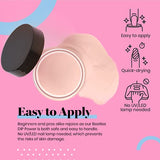 Beetles Dipping Powder 6 Colors Nude Pink Glitter Dip Nails Kit Starter Dip Powder System for French Nail Dip Set Manicure Nail Art Set,No LED Nail Lamp Needed