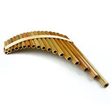 18 Pipes Pan Flute F Key Chinese Traditional Musical Instrument Pan Pipes (Left Hand)