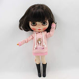 Original Doll Clohtes Outfit, Pink Hoodie Dress , Doll Dress Up for 1/6 12inch Doll or ICY Doll- Fortune Days(YW-YF014)