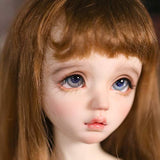 HMANE BJD Dolls Eyes, 16mm Glass Eyeball for BJD Dolls - Bluish White (No Doll)