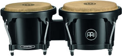 Meinl Bongos With ABS Plastic Shells - NOT MADE IN CHINA - Natural Skin Heads, 2-YEAR WARRANTY (HB50BK)