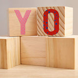 Wooden Cubes - 6-Pack Unfinished Wood Blocks for DIY Crafts, Puzzles, Kids Games, 2.9 x 2.9 x 2.9 Inches