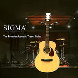 SIGMA, Mini Acoustic Guitar, Solid Spruce Top, Dao Back & Sides, Natural Gloss, Rosewood Bridge, Premium Name-Brand Steel Strings, Easy to Travel, Right (20MINI)