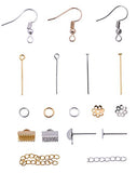 Sdootjewelry 5400 pcs Earrings Making Supplies Kit with Earring Hooks Jump Rings Extended Chains