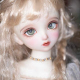 HMANE BJD Dolls Eyes, 16mm Glass Eyeball for BJD Dolls - Sea Pine (No Doll)