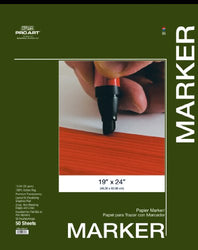 Pro Art 19-Inch by 24-Inch Layout Marker Paper Pad