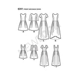 Simplicity Vintage New Look Patterns UN6341A Misses' Dress, A (6-8-10-12-14-16-18)