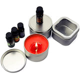 Soy Candle Making Kit for Adults - Natural Soy Wax Scented Candle Making, Complete Starter DIY Supplies with Large Pouring Pot, Silver Tins, Wicks, Dyes, Thermometer, Rich Scents