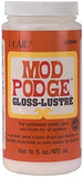 Mod Podge Original 16-Ounce Glue, Matte Finish and 16-Ounce Gloss Finish. Includes 25 1-inch Foam Brushes. Never Be Stuck Without The Right Finish!