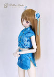 Petite Marie Japan for 1/3 Doll 23 inch 60cm DD (Dollfie Dream) DDS BJD Separates China Mini Length French Sleeves with Hair Ornament Blue [No.0169] Clothes Only not Include Doll