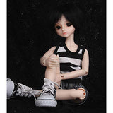 MEESock Handmade Striped Vest + Shorts for BJD SD Doll Clothes Dress Up Set, Fashion Dolls Costume Accessories,1/3