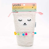 Yoobi Llama Pencil Case – Standing Fuzzy Llama Cute Pencil Case for Kids & Adults – Zip-Up Large Pencil Holder – Multi-Use Storage Pouch – Pen Holder, Paint Brush Holder, or Makeup Brush Holder